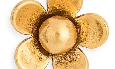Marc Jacobs Daisy Stud Earrings In Purple