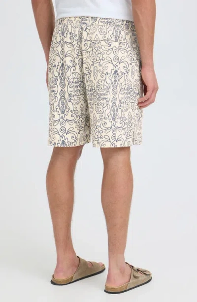 Solid ! Liam Cotton Shorts In White