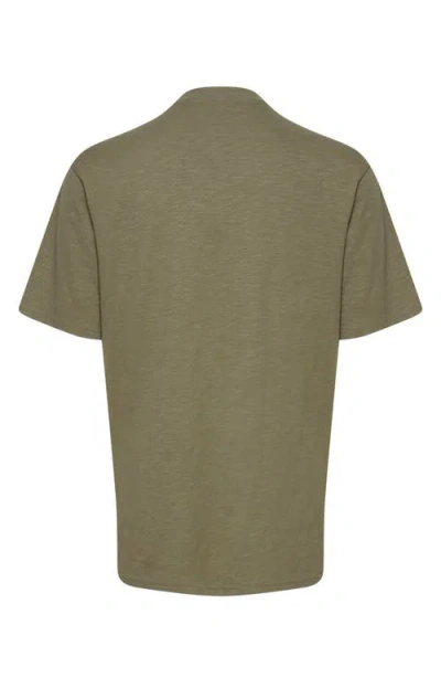 Solid ! Durant  Cotton Pocket T-shirt In Green