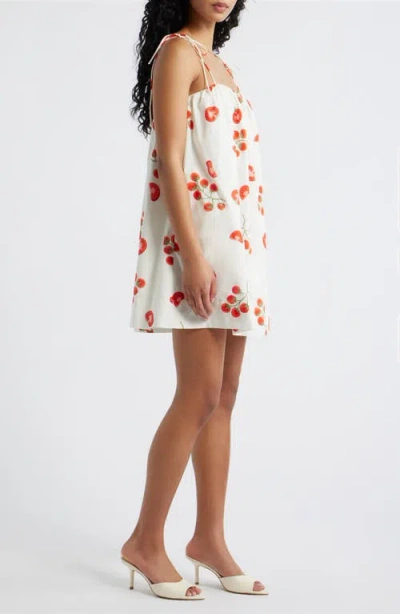 Line & Dot Bellissimo Tie Strap Dress In Multi