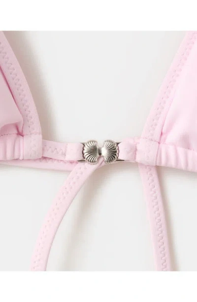 Mango Triangle Bikini Top In Pink
