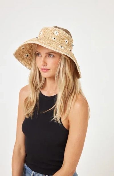 L*space Lspace Abbey Packable Sun Visor In Neutral