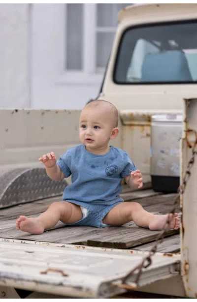 Pouf Denim Boy Set In Black