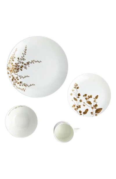 Vera Wang Jardin 4-piece Bone China Dinnerware Set In Multi