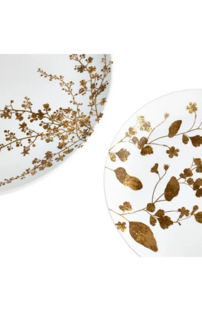 Vera Wang Jardin 4-piece Bone China Dinnerware Set In Multi