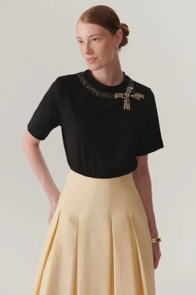 Exquise Leilani T-shirt In Black