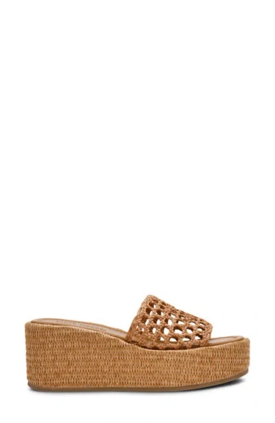 Steve Madden Brandy Platform Wedge Slide Sandal In Multi