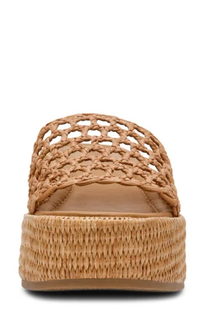 Steve Madden Brandy Platform Wedge Slide Sandal In Multi