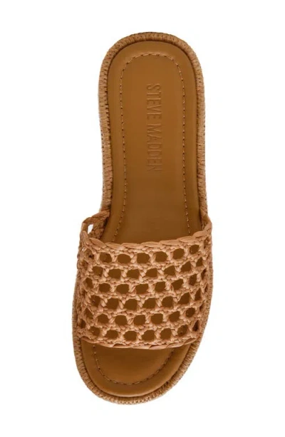 Steve Madden Brandy Platform Wedge Slide Sandal In Multi