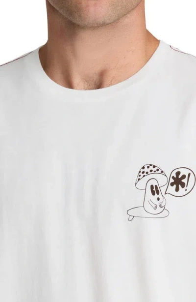 Rvca Bryce Bloom Graphic T-shirt In White