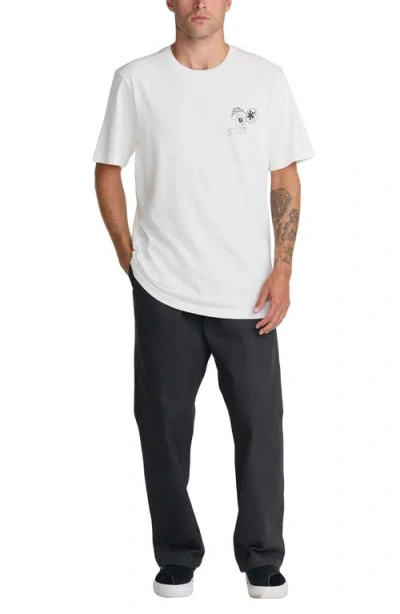 Rvca Bryce Bloom Graphic T-shirt In White