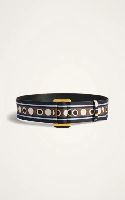 La Doublej Medium Belt In Black