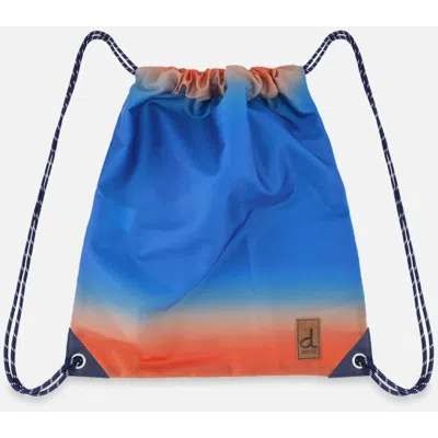 Deux Par Deux Gradient Lightweight Durable Spacious Drawstring Bag In Multi