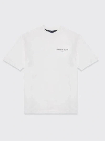 Walker & Hunt Oversized Crew Tee In White