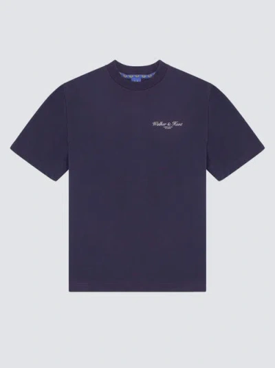 Walker & Hunt Oversized Crew Tee In Black