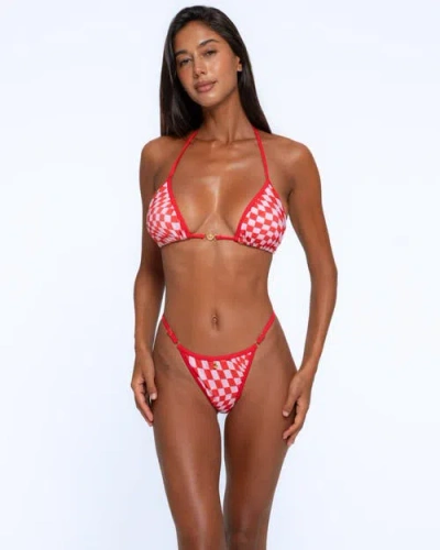 One Empire Nohea Bikini Top In Red