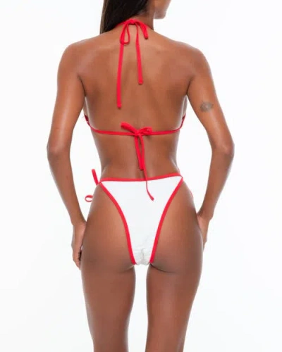 One Empire Eleni Bikini Top In White