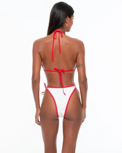 One Empire Eleni Bikini Top In White