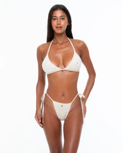 One Empire Anika Bikini Top In White
