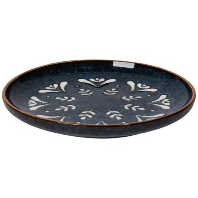 Danica Brands Nightbloom Appetizer Plate In Blue
