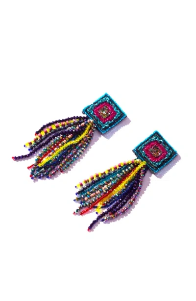 Simitri Multi Dune Earrings In Multi