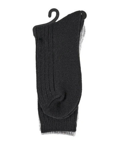 French Connection Cashmere Flat Crew Sock 2-pack In Multi