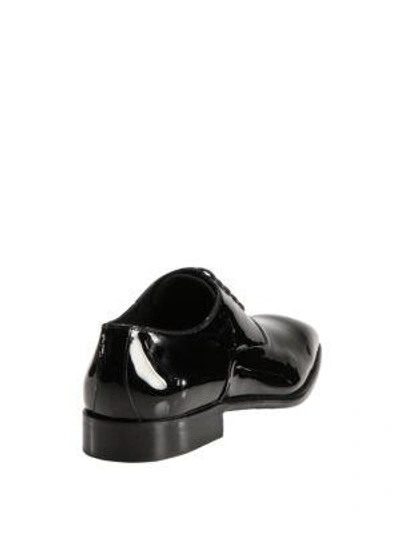 Shop Saks Fifth Avenue Collection Patent Leather Oxfords In Black