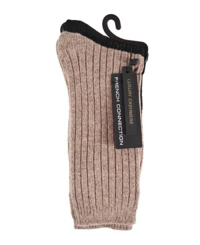 French Connection Cashmere Flat Crew Sock 2-pack In Multi