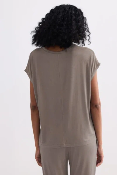 Reistor Relaxed Everyday Tee In Brown