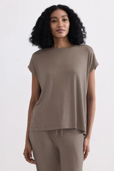 Reistor Relaxed Everyday Tee In Brown