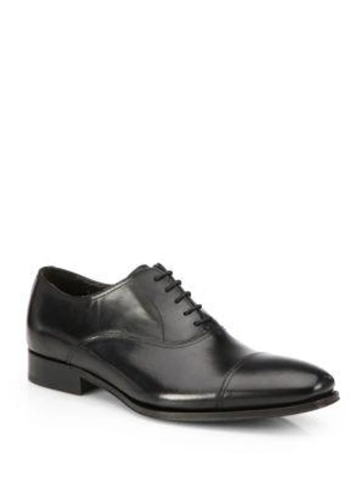 Shop To Boot New York Men's Aidan Leather Cap Toe Oxfords In Chester