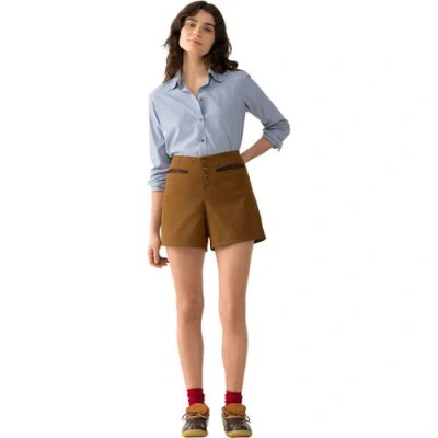 Hikerkind Front Field Short In Brown
