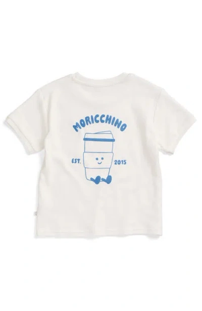 Mori Oversized Printed T-shirt In White