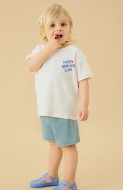Mori Oversized Printed T-shirt In White