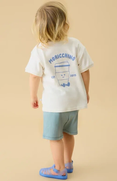 Mori Oversized Printed T-shirt In White