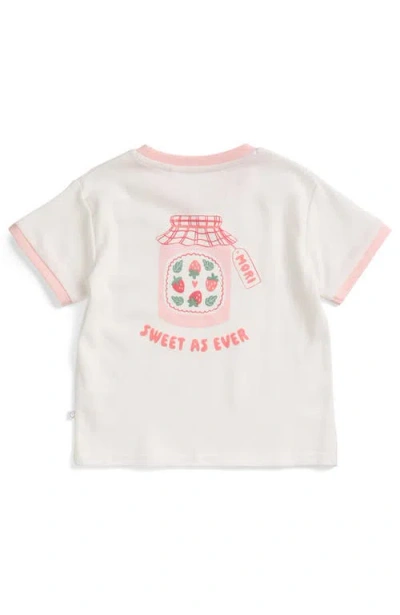 Mori Oversized Printed T-shirt In White