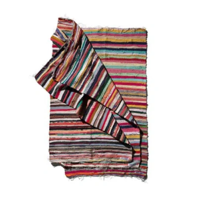 Puebco Scrap Fabric Rug In Multi