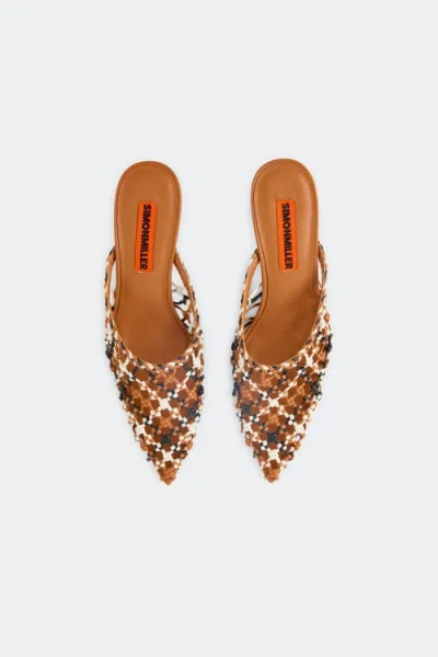 Simon Miller Knotted Gala Mule Kitten Heel In Multi