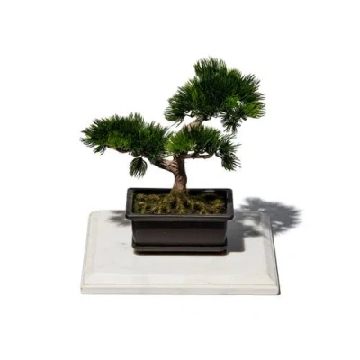 Puebco Marble Pedestal In White
