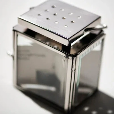 Puebco Candle Lantern In Silver