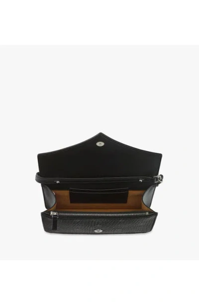 Mcm Visetos Diamond Shoulder Bag In Black