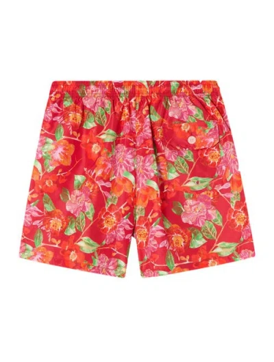 Robert Talbott Connery Drawstring Swim Trunk In Multi