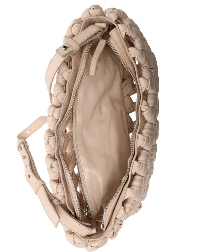 Walter Baker Ash Leather Convertible Clutch In Neutral