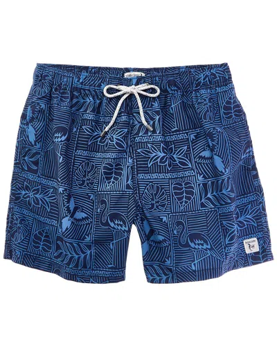 Endless Summer Printed Swim Short In Multi