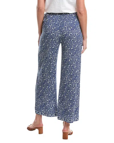 Max Studio Rayon Blend Drawstring Pant In Blue