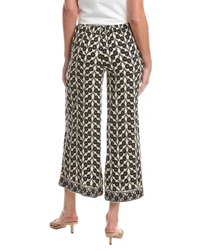 Max Studio Pull-on Crop Wide Leg Pant In Pattern