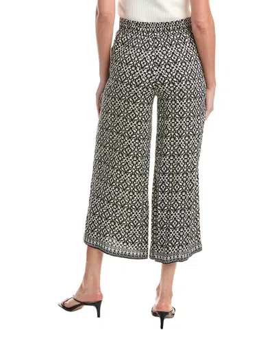 Max Studio Pull-on Crop Wide Leg Pant In Gray