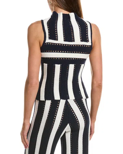 Rowing Blazers Knit Stripe Wool-blend Tank In Blue
