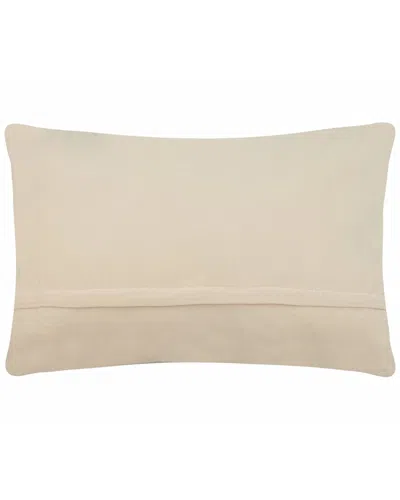 Makers Collective Canoe Bear Wool Hook Pillow In Green