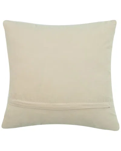 Makers Collective Lab On Dock Wool Hook Pillow In Blue